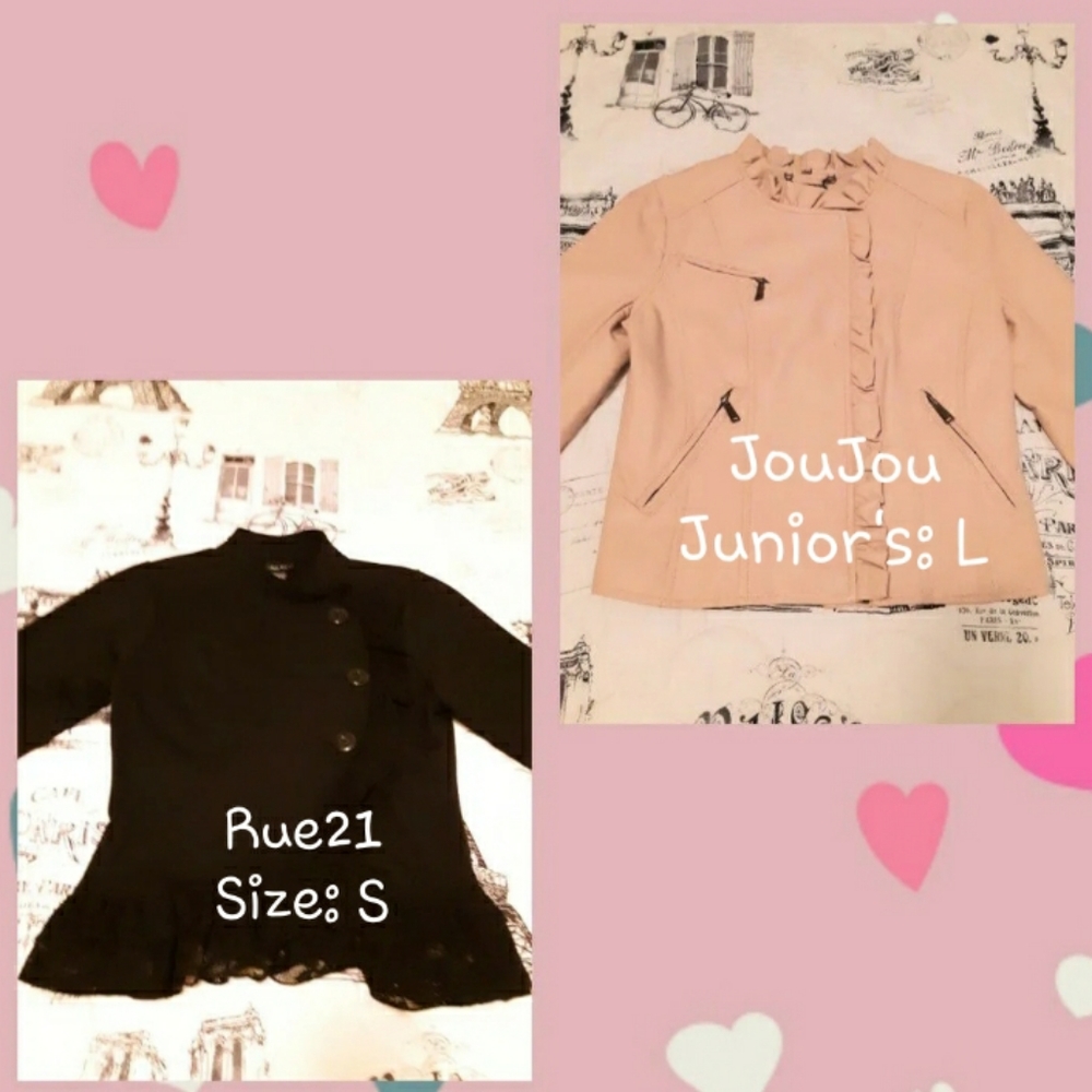 SOLD in Bundle Peacoats Rue21 S & JouJou Juniors L
